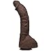Doc Johnson Prince Yahshua - ULTRASKYN 10.5" Cock - With Removable Vac-U-Lock Suction Cup Base - F-Machine Compatible Dildo - Brown