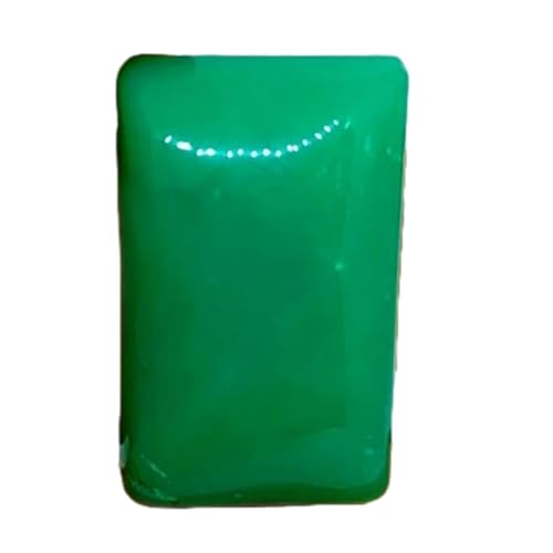 Chrysoprase naturelle cabochon rectangulaire idéal pour réparer ou créer une bague