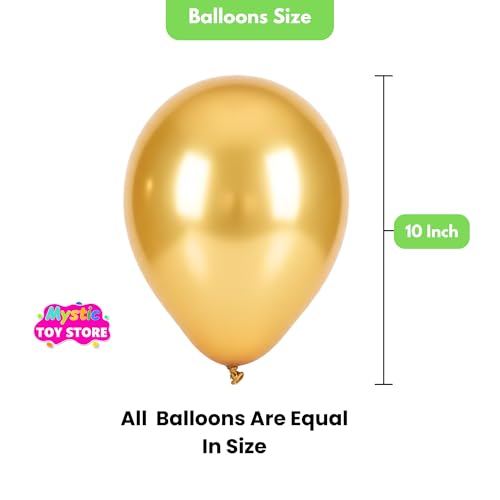 Image of Happy Birthday Decoration Kit for Baby Teenage Girls Men Women Adults Home Table Year With 30 Pc Light Green Gold Balloons 1 Pc Golden Happy Birthday Cursive Banner Items Set Combo