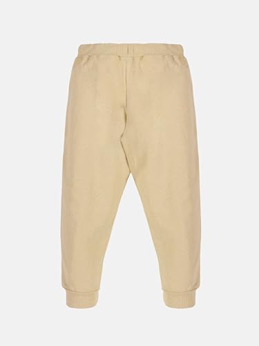 Image of KiddoPanti Boys Solid Fleece Track Pants | Cotton Poly Fleece Fabric | Ankle Length Bottom Rib | 2 Front Patch Pocket | Elastic Waist & Drawcord | Jogger Track Pants for Boys