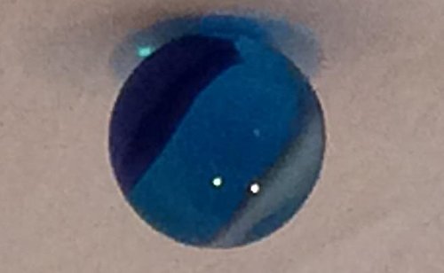 Mega Marbles 10 Pack Blue Jay Peewee 12mm or 1/2" Marbles