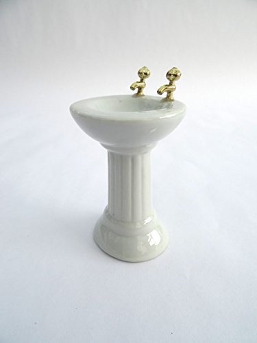 1/12th Scale Bathroom Set Ceramic for Dolls House