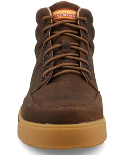 Twisted X Men's 6" Work Kicks, Round Toe Nano Toe4