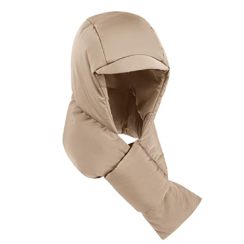 Bonnet écharpe femme coupe-vent avec protège-oreilles de ski