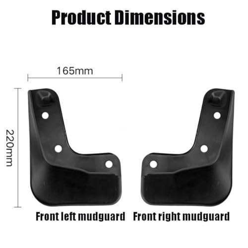 Faldones para el barro de coches: accesorios exteriores para Mitsubishi Lancer EX 3