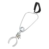 ifundom Abrazadera de Aluminio para Lámpara de Reptil Clip Resistente para Pantalla Soporte Seguro y Duradero Fácil Instalación para Lámparas de Calor Terrarios