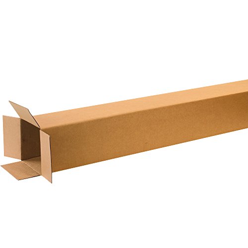 Image of PARTNERS BRAND 8x8x60 Tall Corrugated Boxes, Tall, 8L x 8W x 60H, Pack of 15 | Shipping, Packaging, Moving, Storage Box for Home or Business, Strong Wholesale Bulk Boxes