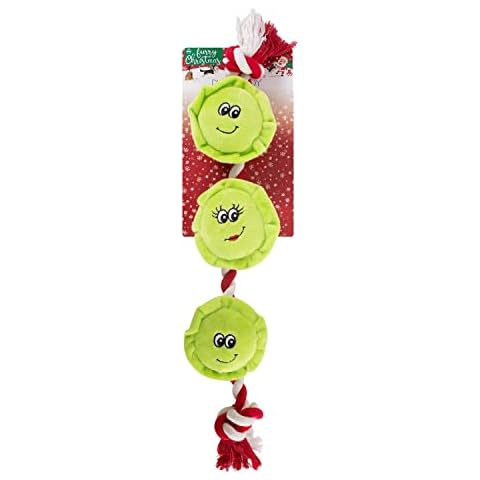 YöL Happy Sprouts Christmas Plush Dog Toy Cover