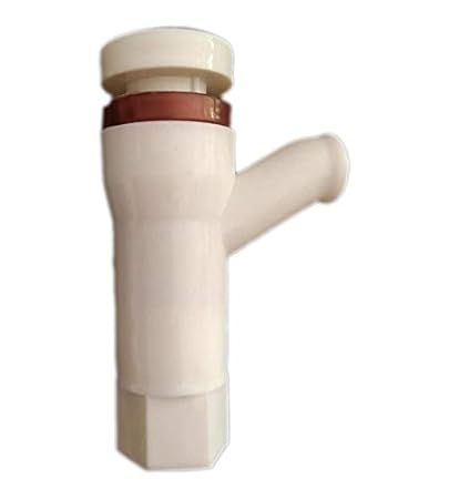 Swati Plastic Push Cock - Size: 15mm (White) Pack of 6