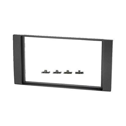 Sound-way Kit Montage Autoradio, Cadre Façade 2 DIN Compatible avec Ford Galaxy, Fiesta, Focus, C-Max, S-Max, Transit Cover