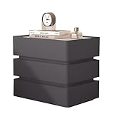 zxhrybh Nachttisch, Intelligenter Nachttische, Nachtschrank mit 3 Schubladen und LED...