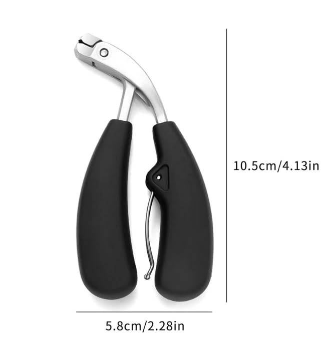 Stainless Steel Nail Clipper Curved Large Opening Anti-splash Nail Trimmer Ergonomic Design Pedicure Tools for Men &Women Set
