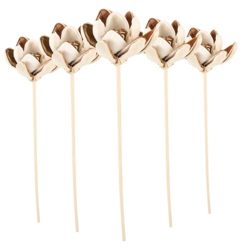 Hemobllo 5 pcs Palitos Difusores Aromaterapia con Flores Artificiales miniatura 1