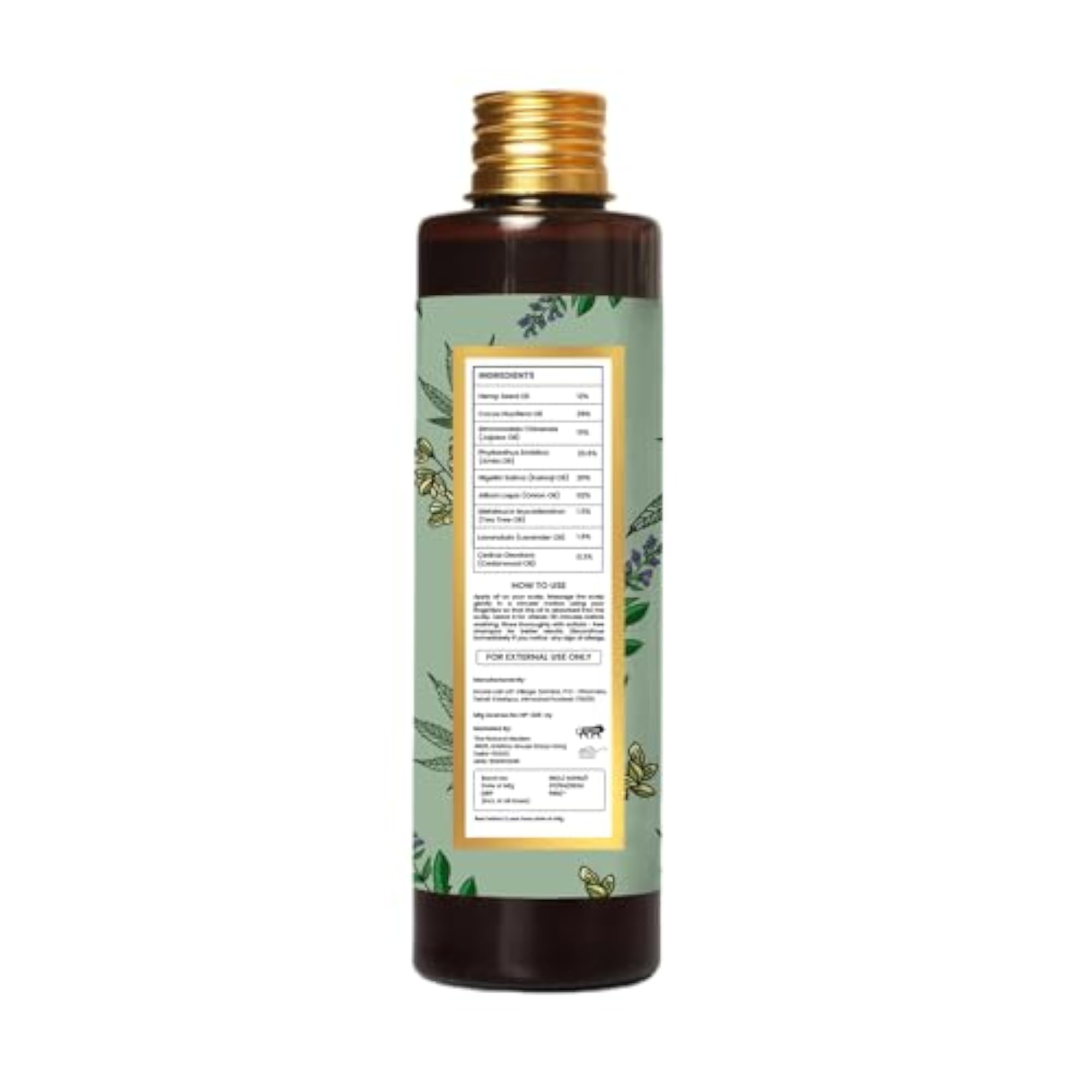 Anti Dandruff Oil with Tea Tree, Onion, and Jojoba