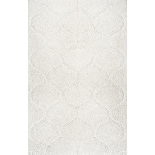 Image of Homes Fluffy Living Room Soft Touch Rectangular Carpet Comfy Bedroom Anti Skid Drawing Kids Room 9x9 Square