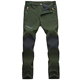 [MAGCOMSEN] ズボン メンズ ゆったり ストレッチパンツ 軽量 ミリタリー ハイキング 吸汗速乾 釣りズボン アウトドア ソフトシェルパンツ グリーン 4XL