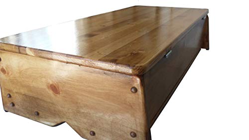 GAGLIO WOOD PRODUCTS 36'' Long Bedside Step Stool with Large Storage Compartment