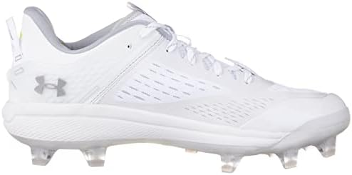 Under Armour Men's Yard Low MT TPU Baseball Cleat Shoe, White, 11.5 | Image 5