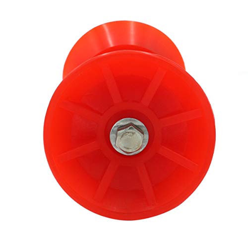 AnyLikely 3\" X 5\" Boat Trailer Polyurethane Roller Assembly 1/2 inch Shaft Non Marking