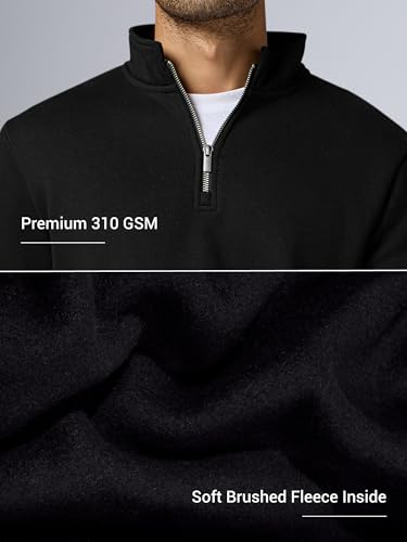 Image of XYXX IntelliSmooth Pulse Relaxed Fit Half-Zip Sweatshirt For Men