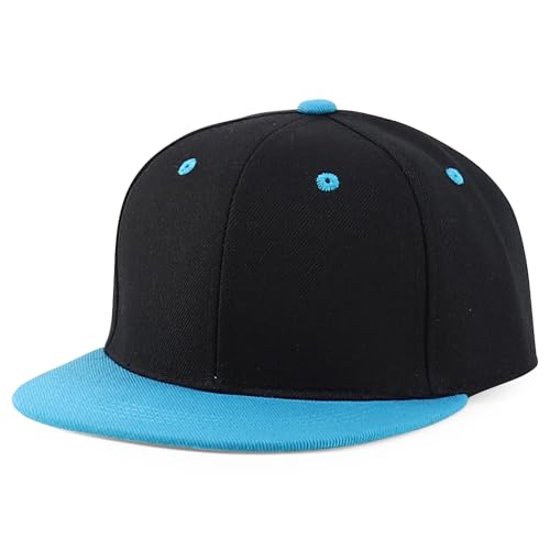 Image of Trendy Apparel Shop Infant to Youth Plain Structured Flatbill Snapback Cap