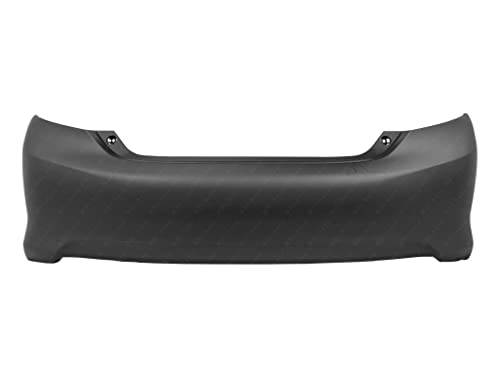 MBI AUTO - Primered, Rear Bumper Cover Replacement for 2012 2013 2014 Toyota Camry 12 13 14, TO1100296