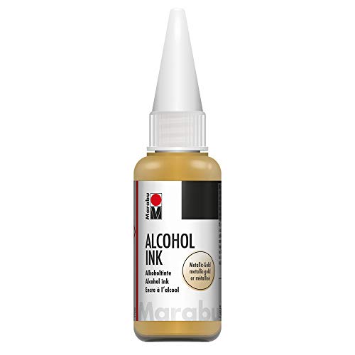 Marabu Alcohol Ink, 20ml, Metallic Gold
