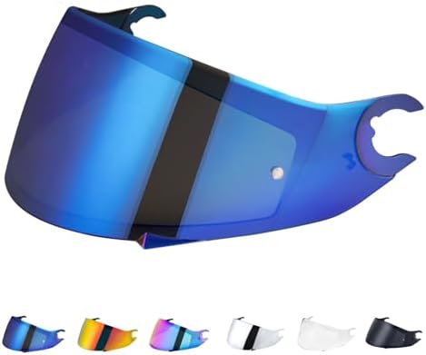 VCOROS Helm Visier für D Skwal D-Skwal 2 Spartan Motorradhelm Visier | Motorrad Windschutz Helm Objektiv Visier,Integralhelm Visier UV-Beständig,Motorradhelm Visier Ersatz