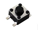 4.5mm×4.5mmスイッチ 全高3.8mm 表面実装用タクトスイッチ 10個入 ＜1sw-000＞