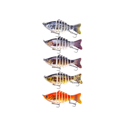 Leurre de multi-sections pour week-end de pêche réussi avec appâts simulés Toyvian