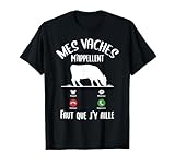 Grapheino Co. T-shirts Vache très Drôles
