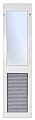 Armor Flex Air Tight Aluminum Frame Low-E Patio Pet Doors - High Tech Pet - Dog Door - Cat Door for Sliding Glass Patio Door Installation - Large Pet - Regular Sliding Glass Door Height - AF1-SRE-L