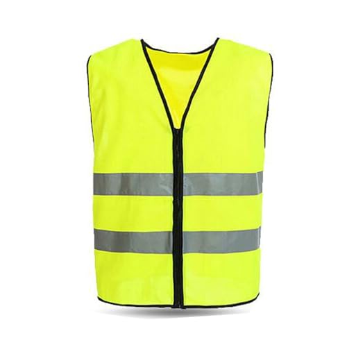 Gilet de sécurité routière haute visibilité esmen jaune L pour hommes et femmes