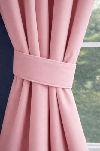 Image of Blackout Curtains for Bedroom Pack of 2 - Pink 7 Feet Long, 4.5 Ft Wide, Thermal Insulated Room Darkening Curtains, Light Blocking, Noise Reducing & Energy Saving Drapes (7 x 4.5 Ft)