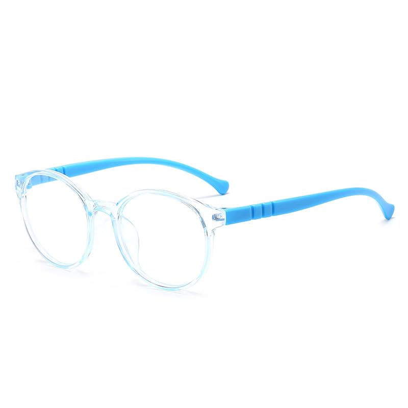 SYGA Children's Anti-Blue Light Glasses Lightweight Round Flat Glasses Frames For 4-12 Years old Kids-image-39