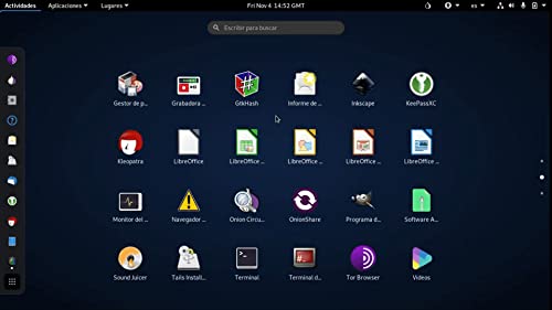 wishfulfil Tails 6 GNOME 64 Bit Live Bootable Installation DVD - Image 2