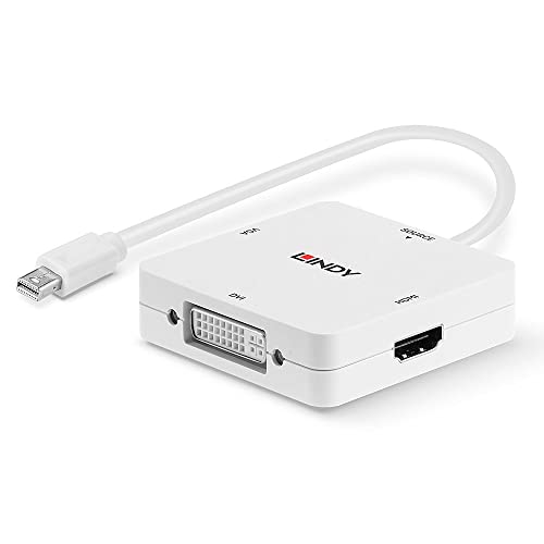 Lindy 41035 Adattatore Mini Displayport 1.2 A Hdmi 4K30/DVI/VGA - 5