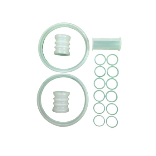 17 Pieces Accessories Seal Rings Gasket Sleeve Rings FittingsComponents Compatible for Vevor Replacements Compatible for YKF Soft Ice Cream Machines