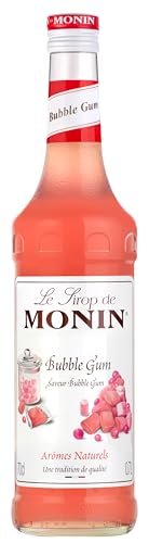 MONIN Premium Bubble Gum Syrup 700ml for Cocktails and Mocktails. Vegan-Friendly, Allergen-Free, 100% Natural Flavours and Colourings
