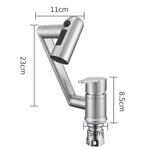 Grifo abatible LWX de acero inoxidable para abrir ventanas sin chocar 7