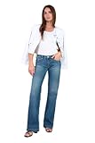 Longueur de jambes : 34 Le Temps des Cerises Jeans Flare Divi Bleu N°3