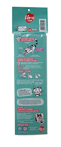 Aimé| Stop'Griffes Klebeband Doppelseitig Kratzschutz Sofa Katze x24| Sofaschutz Katze gegen Kratzer| Kratzschutz für Sofa, ohne schädliche Substanzen| Für alle Oberflächen| 30x4,5cm