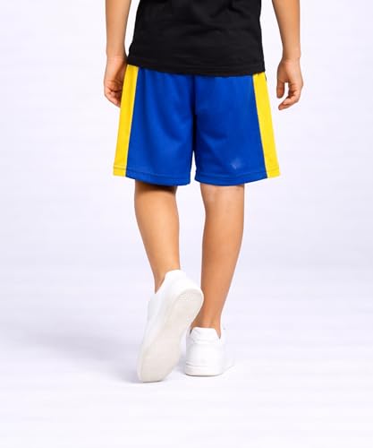 Image of KYDA KIDS Boys Casual Bermuda Shorts | Premium Placement Patch Regular Fit Drawstring | Summer Lounge Shorts for Kids 5-16Yrs - (Pack of 3)