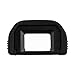 2 Pack Camera Eyecup Viewfinder Protector Eyepiece Compatible for Canon EOS Rebel T7i T7 T6 T6i T6s T5 T5i T4i T3 T3i T2i T1i SL2 SL1 XS XSi XTi XT Replaces EF Eye Cup