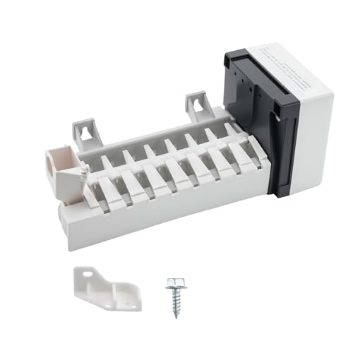 Upgraded WPW10300022 Refrigerator Ice Maker Stable and Efficient Ice-making Performance Compatible with Whirlpool Maytag Amana Kenmore Refrigerators Replaces D7824706Q 10549201 10563707 10563708