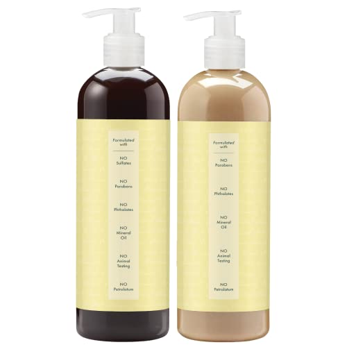 Shea Moisture Shampoo And Conditioner Set (24 Fl Oz Ea), Shea Moisture Jamaican Black Castor Oil Curly Hair Products, Shea Butter, Healthy Hair Growth, Shea Moisture Strengthen And Restore Set #TOP2