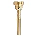 Trumpet Mouthpiece, Trumpet Mouthpiece Replacement, Versatile, Smooth, Superior Sound Quality for Wind Instrument Trumpet Players (Gold 3C)