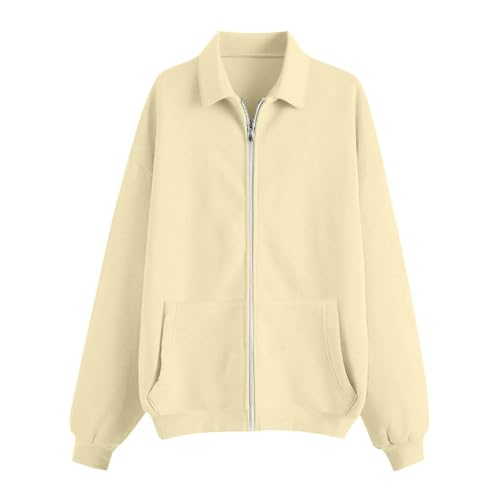 hlysgo Oversized Sweatshirt for Women Full Zip Up Long Sleeve Shirts Casual Fleece Sweat Jackets 2025 Fall Preppy Clothes4