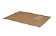 POSTHORN Papprückwandtaschen C4 (100 Stück), haftklebende Versandtasche mit Papprückwand und Fenster, braune Versandtaschen A4 mit Papprückwand aus Graupappe 450g/m², 324 x 229 mm, 120g/m²