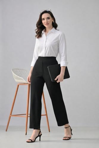 Image of Womens Formal Shirt for Office Wear | Soft Fabric Smart Fit Professional Shirt for Work, Meetings, Corporate & Business Style